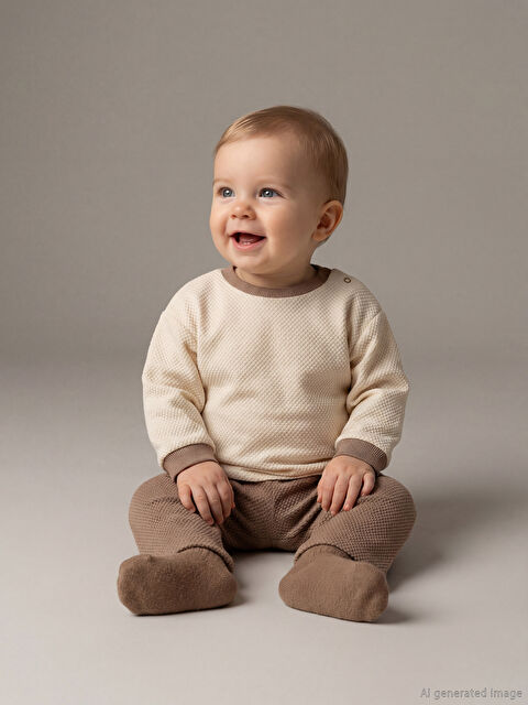 LCW baby Erkek Bebek Pantolon ve Tişört - W5FO82Z1-FRC