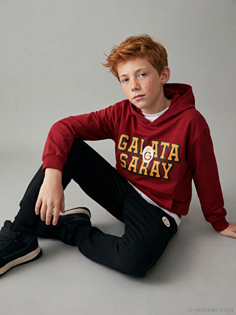 LCW Kids Galatasaray Baskılı Erkek Çocuk Eşofman Altı - W5FP49Z4-CVL