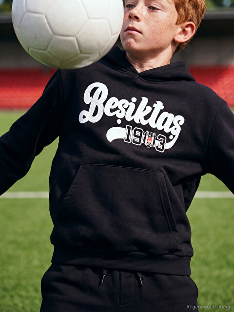LCW Kids Beşiktaş Baskılı Erkek Çocuk Eşofman Takımı - W5FP58Z4-CVL