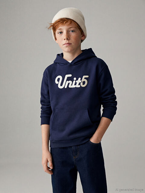 LCW Kids Hooded Boys' Thick Sweatshirt - W5FT08Z4-HRC