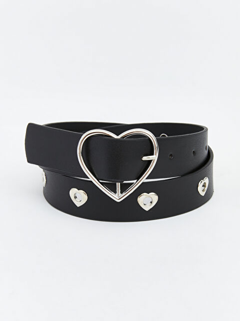 LCW ACCESSORIES Deri Görünümlü Kız Çocuk Kemer - W5G034Z4-HUC