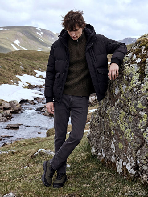 LCW Jeans 779 Regular Fit İçi Polarlı Kışlık Erkek Jean Pantolon - W5G155Z8-M0U