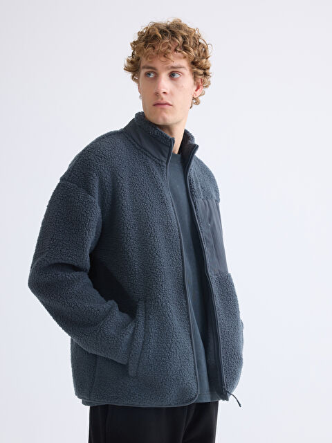 XSIDE ACTIVE Man GREY Zip-Up Sweatshirt - W5G313Z8-LZF