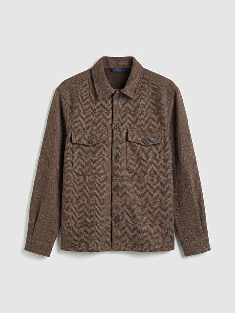 SOUTHBLUE Regular Fit Uzun Kollu Erkek Gömlek Ceket - W5G365Z8-D7V