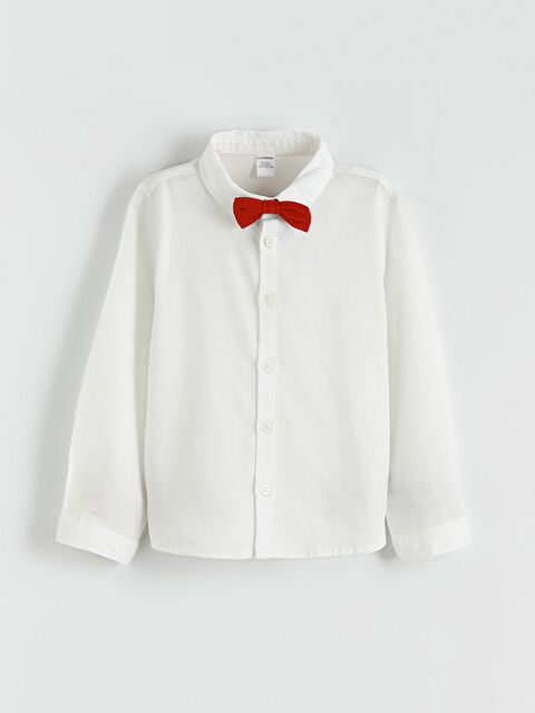 LCW Kids Cămașă Basic cu Papion pentru Băieți - W5G634Z1-FDU