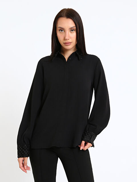 LCWAIKIKI Classic Loose Fit Women's Shirt - W5G969Z8-CVL