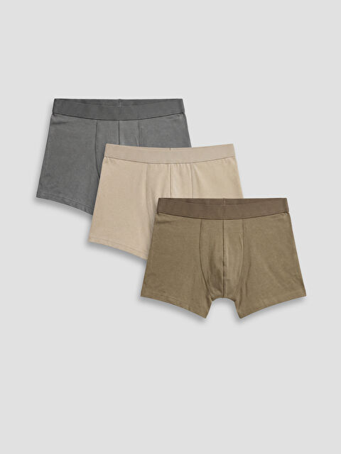 LC WAIKIKI سروال بوكسر عادي للرجال - عبوة من 3 قطع