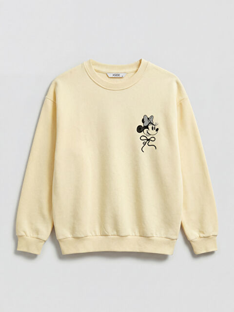 XSIDE Crew Neck Minnie Mouse Printed Women's Sweatshirt - W5GN77Z8-R9J