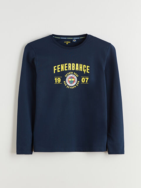 LC WAIKIKI Fenerbahçe Baskılı Erkek Pijama Üstü - W5GP17Z8-HKW