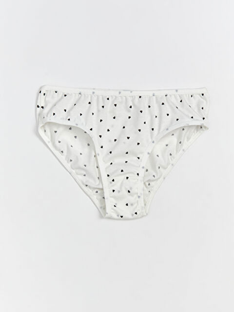 LCW ECO Printed Girls' Knickers - W5GP25Z4-F9C