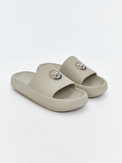 LCW STEPS Baskılı Tek Bantlı Kadın Terlik - W5GU47Z8-DRR