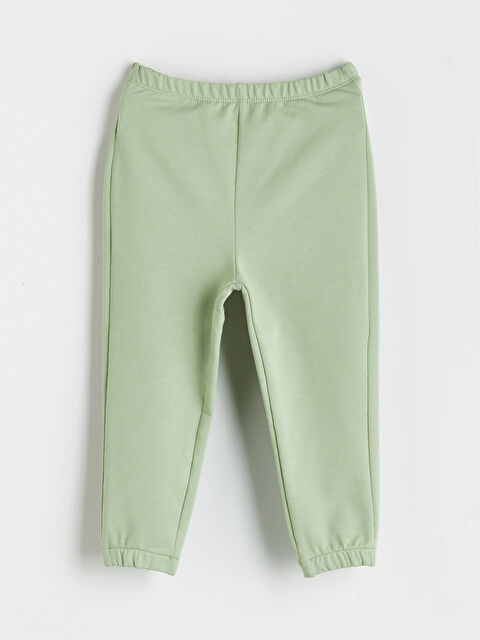 LCW baby Beli Lastikli Basic Kız Bebek Jogger Eşofman Altı - W5GV64Z1-S8T