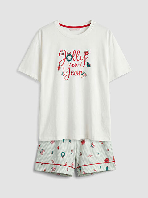 LCW DREAM Woman MIX Shortie Pyjama Set - W5GY35Z8-F9C