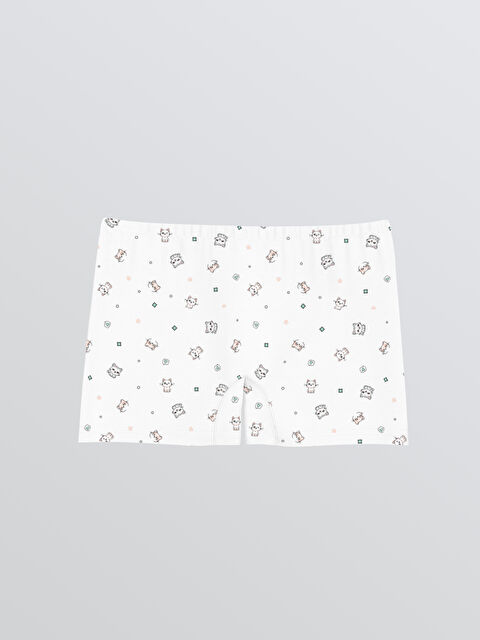 LCW ECO Baskılı Kız Çocuk Boxer - W5GY74Z4-LU7