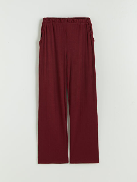 LCW DREAM Beli Lastikli Geniş Paça Fitilli Kadın Pijama Altı - W5H034Z8-HRW