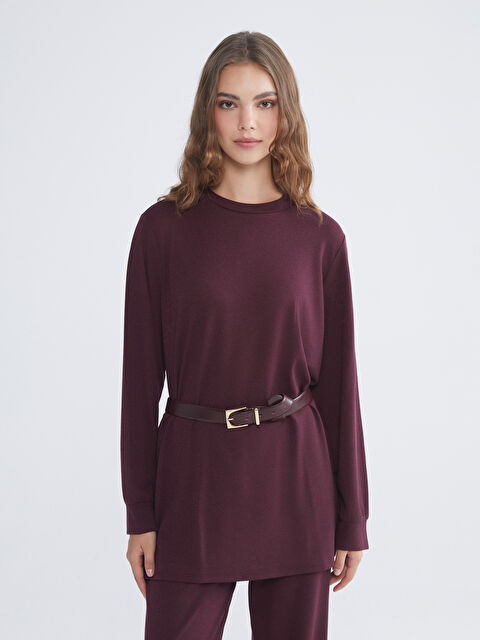 LCW Modest Sweatshirt-Tunika - W5H074Z8-CZF