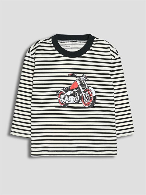 LCW Kids Boy ANTHRACITE T-Shirt - W5H089Z1-LE0