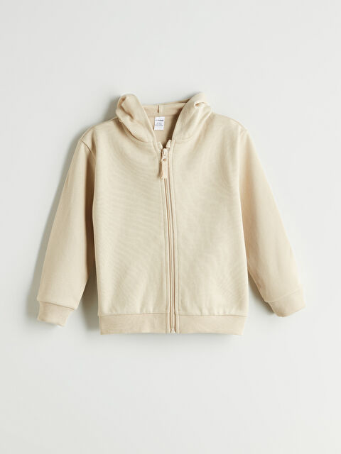 LCW Kids Kapüşonlu Erkek Çocuk Pike Hırka - W5H370Z1-KPL