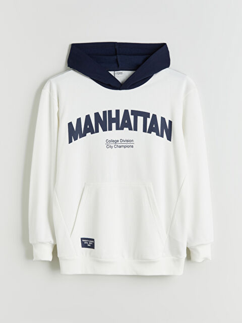 LCW Kids Kapüşonlu Erkek Çocuk Sweatshirt - W5H420Z4-LXH