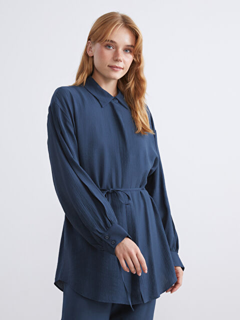 LCW Modest Dokulu Kadın Gömlek Tunik - W5H880Z8-HJT