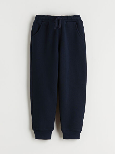 LCW Kids Beli Lastikli Erkek Çocuk Kalın Jogger Eşofman Altı - W5HB45Z1-DWP