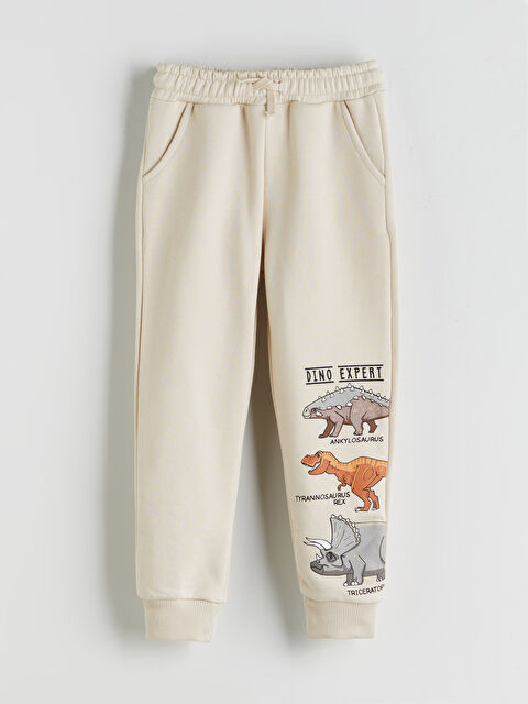 LCW Kids Beli Lastikli Baskılı Erkek Çocuk Jogger Eşofman Alt - W5HD18Z1-QW5