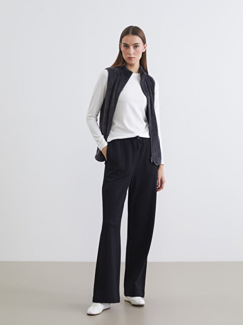 LCW ECO Pantaloni de jogging pentru femei cu talie elastică - W5HO87Z8-CVL