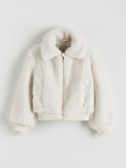 LCW Kids Kız Çocuk Suni Kürk Mont - W5HP76Z4-R9J