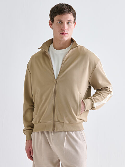 LCW ECO BEŽ Dukserica sa rajsferšlusom Muškarac - W5HS91Z8-RBZ