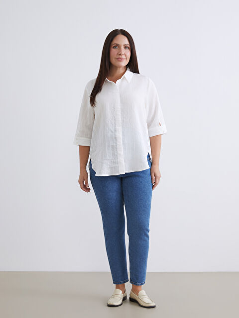 LCWAIKIKI Maternity Karın Panelli Slim Mom Hamile Jean Pantolon - W5I140Z8-507