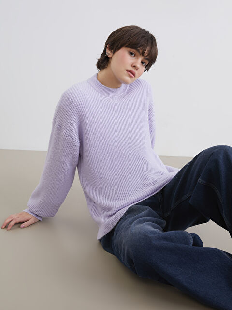 XSIDE Woman LILAC Sweater - W5I456Z8-YG3