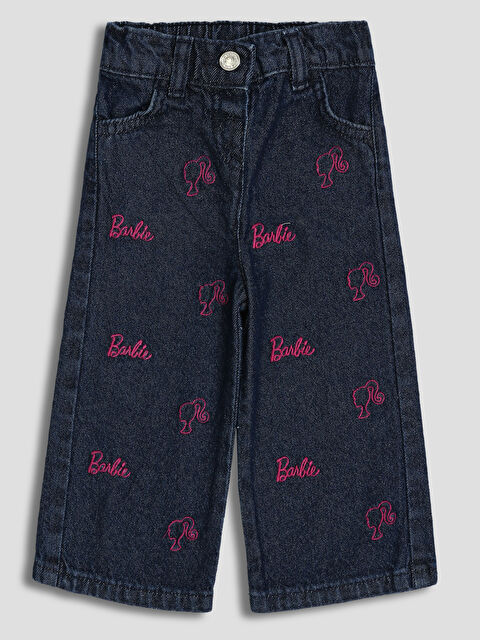 LCW Kids Barbie Embroidered Girls' Jeans - W5I820Z1-309