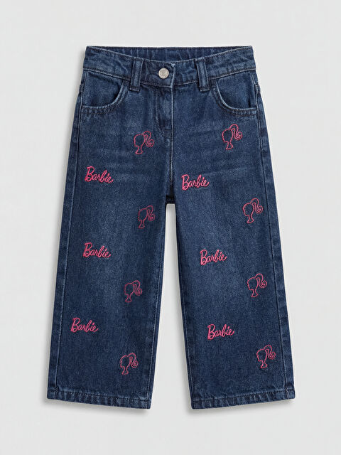 LCW Kids Barbie Embroidered Girls' Jeans - W5I820Z1-309