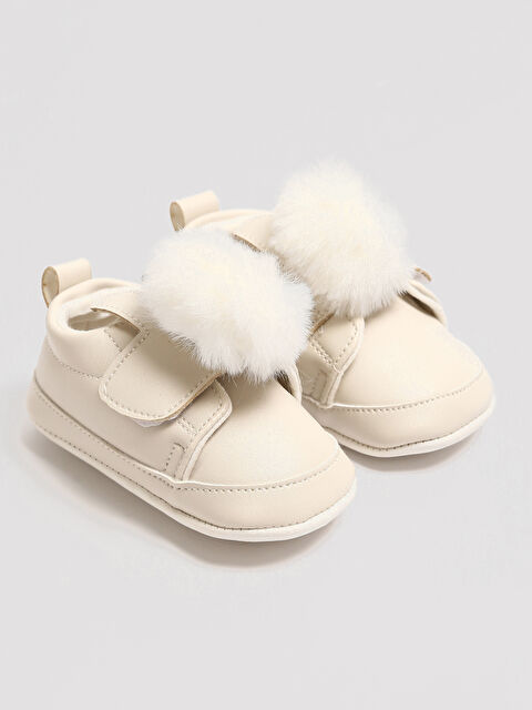 LC WAIKIKI Velcro Closure Baby Girl Pre-Toddler Shoes - W5IB12Z1-EYM