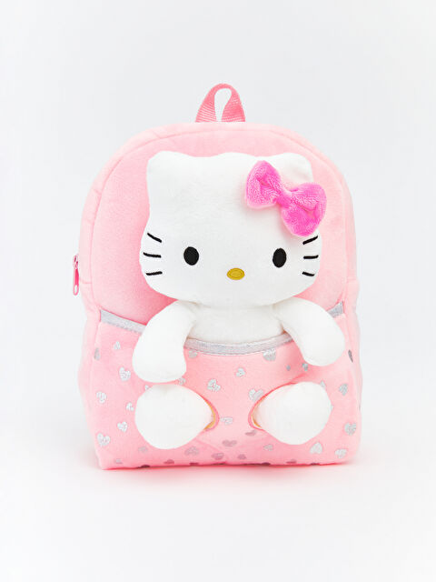 LCW ACCESSORIES Hello Kitty Figürlü Pelüş Kız Çocuk Sırt Çantası - W5ID31Z4-LSZ