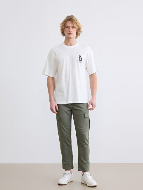 XSIDE Slim Fit Erkek Kargo Pantolon - W5ID53Z8-SAY