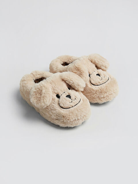 LCW STEPS Animal Figured Plush Baby Boys' Slippers - W5IF35Z1-PVQ