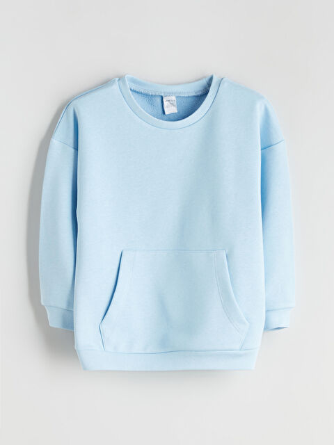 LCW ECO Uzun Kollu Erkek Çocuk Sweatshirt - W5IK42Z1-YYM