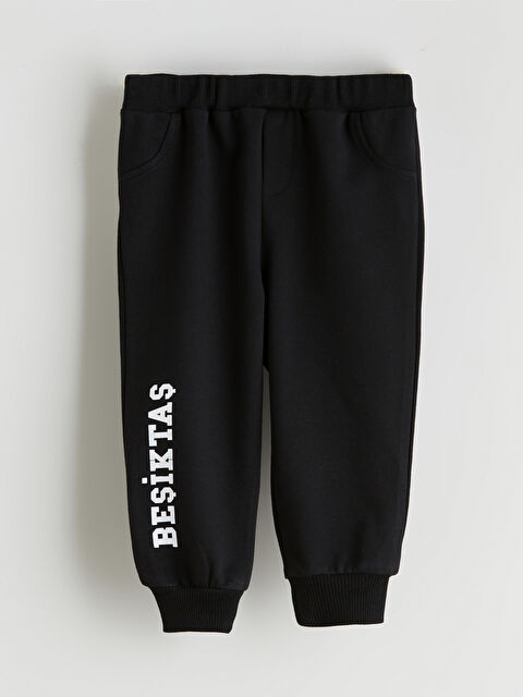 LCW baby Beşiktaş Baskılı Erkek Bebek Jogger Eşofman Altı