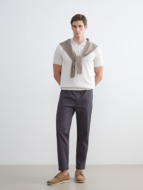 LCW ECO Standart Kalıp Gabardin Erkek Pantolon - W5IQ72Z8-YNR