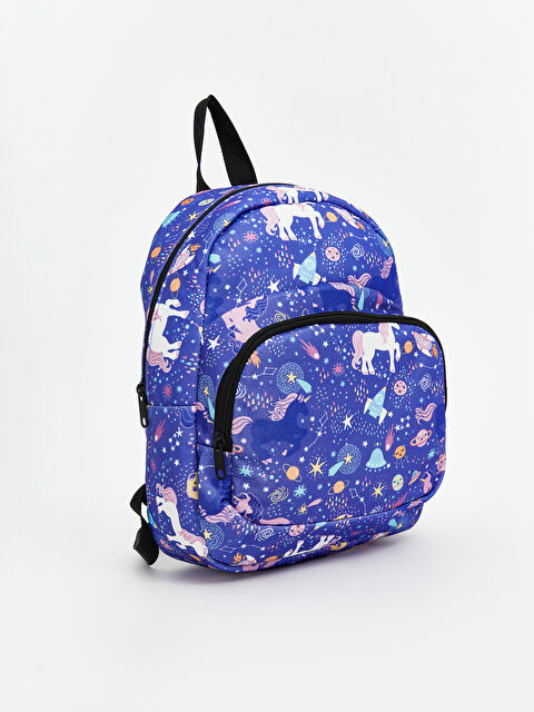 LCW ECO Çiçek Baskılı Kız Çocuk Sırt Çantası - W5IU38Z4-LTM