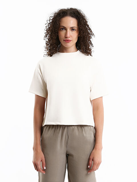 XSIDE Crew Neck Women's T-Shirt - W5IV01Z8-Q6K