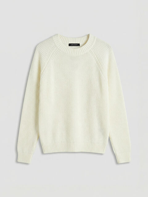 LCWAIKIKI Classic Bisiklet Yaka Kadın Triko Kazak	 - W5IV30Z8-R9J