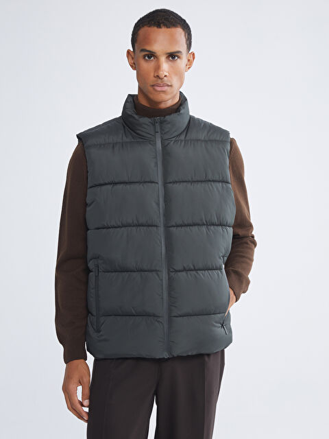 LCW Vision Vestă matlasată KAKI Bărbat - W5IV50Z8-D1G