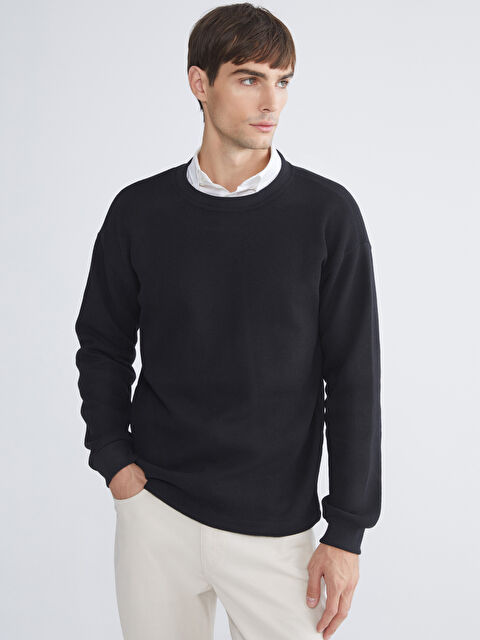 LCW ECO Bisiklet Yaka Erkek Triko Kazak - W5IY24Z8-CVL