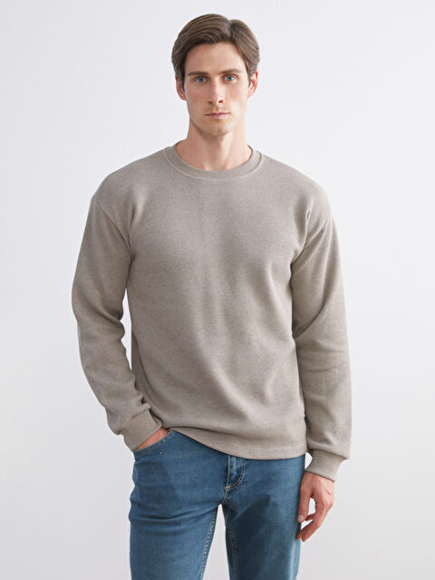 LCW ECO Bisiklet Yaka Erkek Triko Kazak - W5IY24Z8-VZR