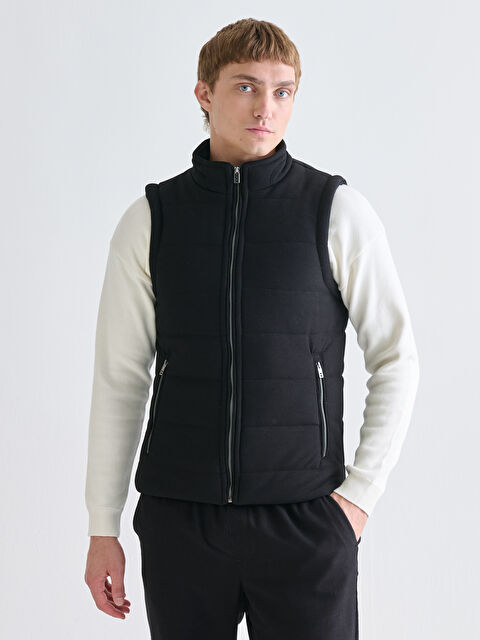 LCW ECO Slim Fit Dik Yaka Erkek Şişme Yelek - W5J167Z8-CVL