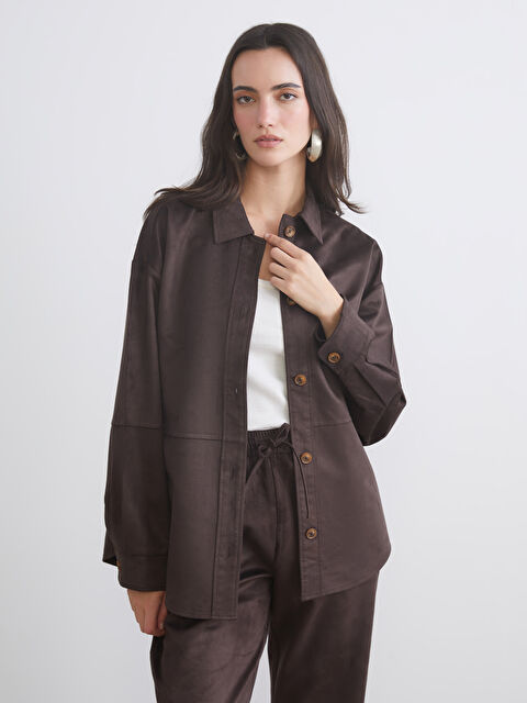 LCW Vision Žena SMEĐA Košulja - W5J452Z8-D7V