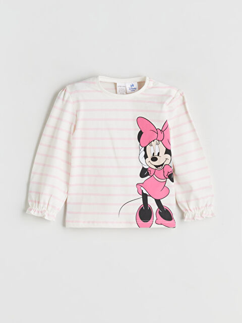 LCW baby Minnie Mouse Baskılı Kız Bebek Bluz - W5J563Z1-LRA