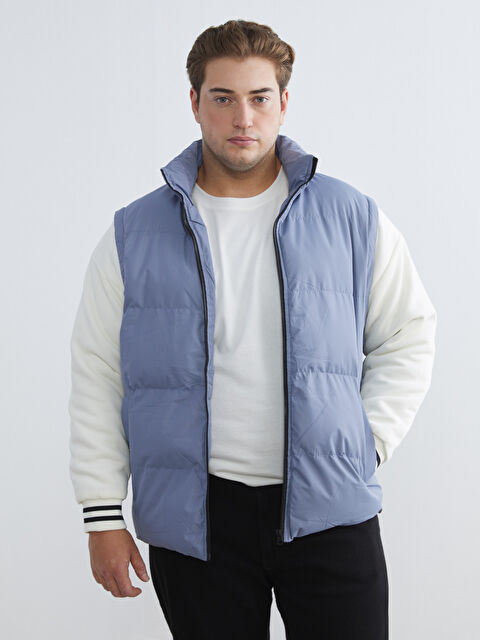 LCW ECO Çıkarılabilir Kollu Erkek Şişme Mont - W5J747Z8-CSV